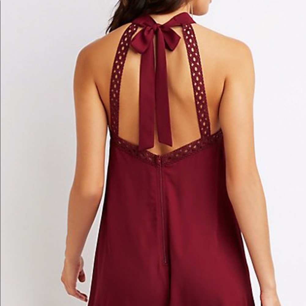Navy blue mini sun dress